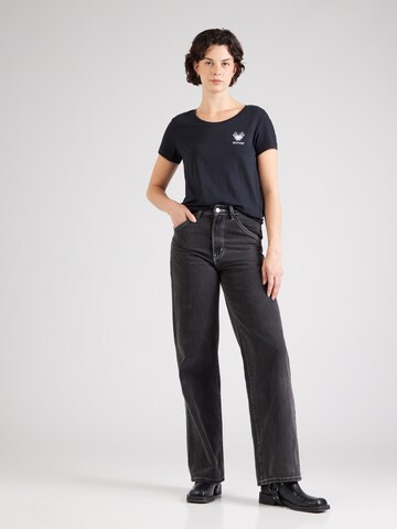MUSTANG T-Shirt 'Alma' in Schwarz