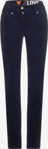 CECIL Regular Broek 'Gesa' in Blauw: voorkant