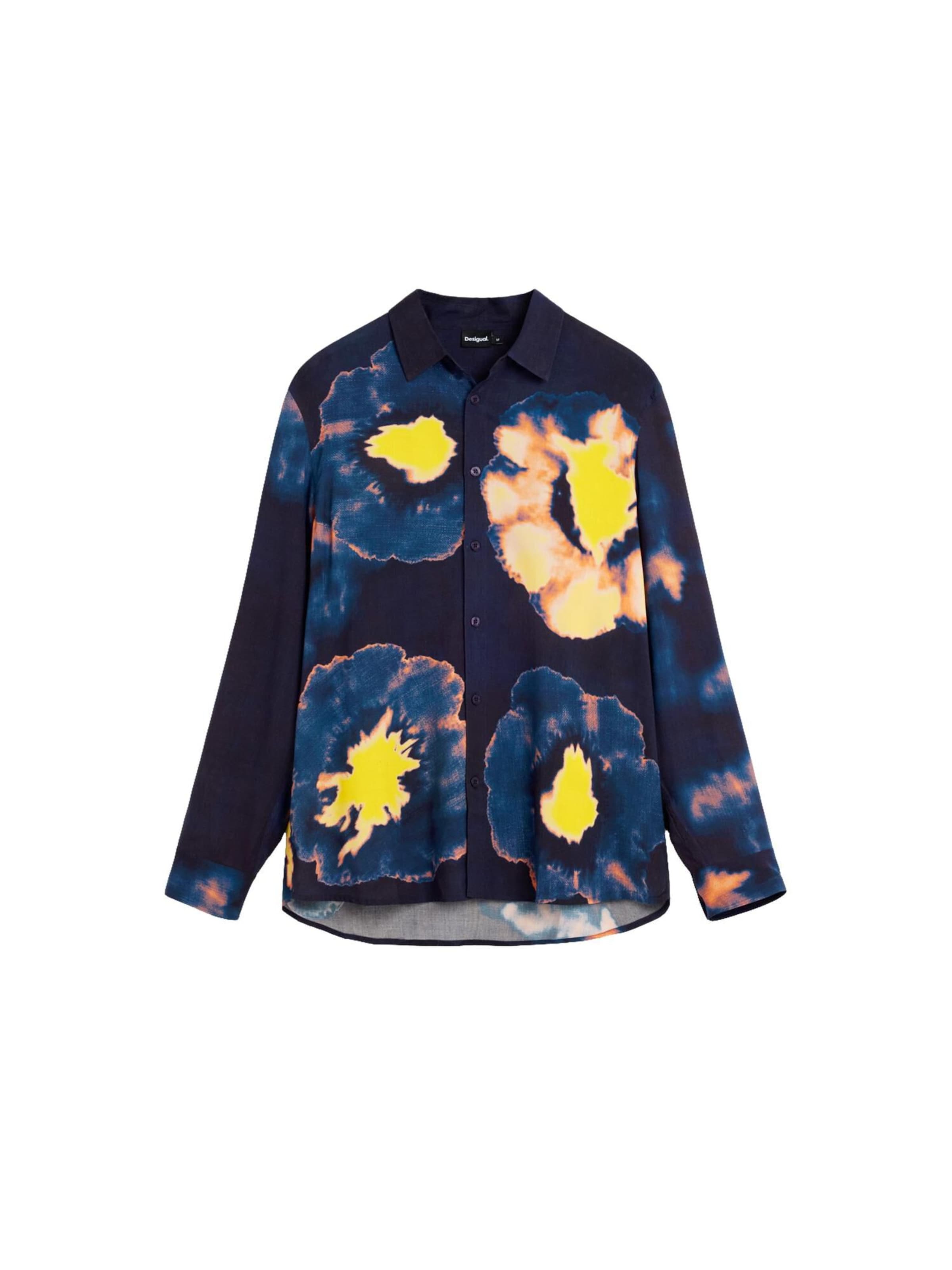 Coupe regular Chemise Desigual en bleu : devant