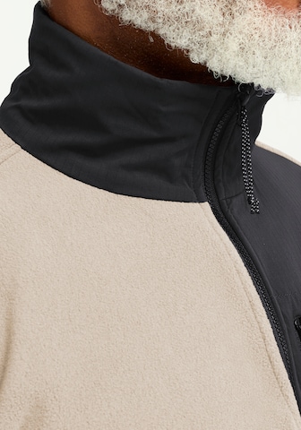 smėlio JACK WOLFSKIN Funkcinis flisinis džemperis
