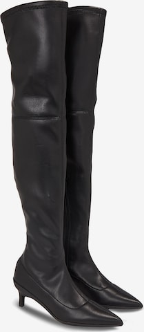 Calvin Klein Over the Knee Boots in Black