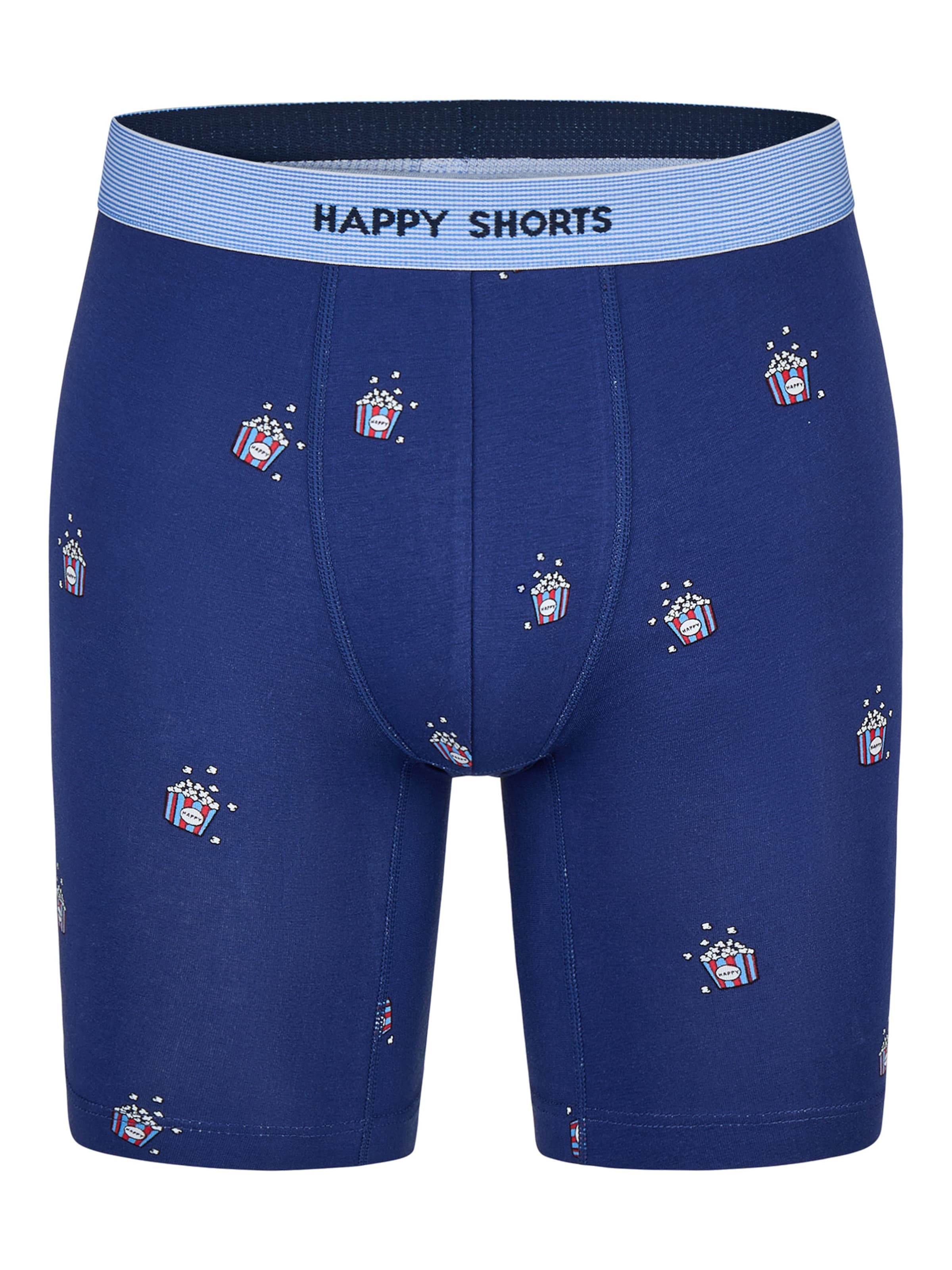 Happy Shorts Boxershorts ' Jersey ' in Blauw
