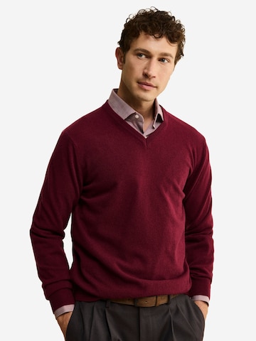 Pull-over Il Lanificio en rouge : devant