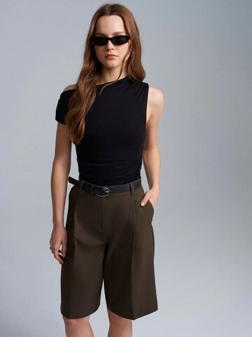 Wide leg Pantaloni di Dilvin in verde
