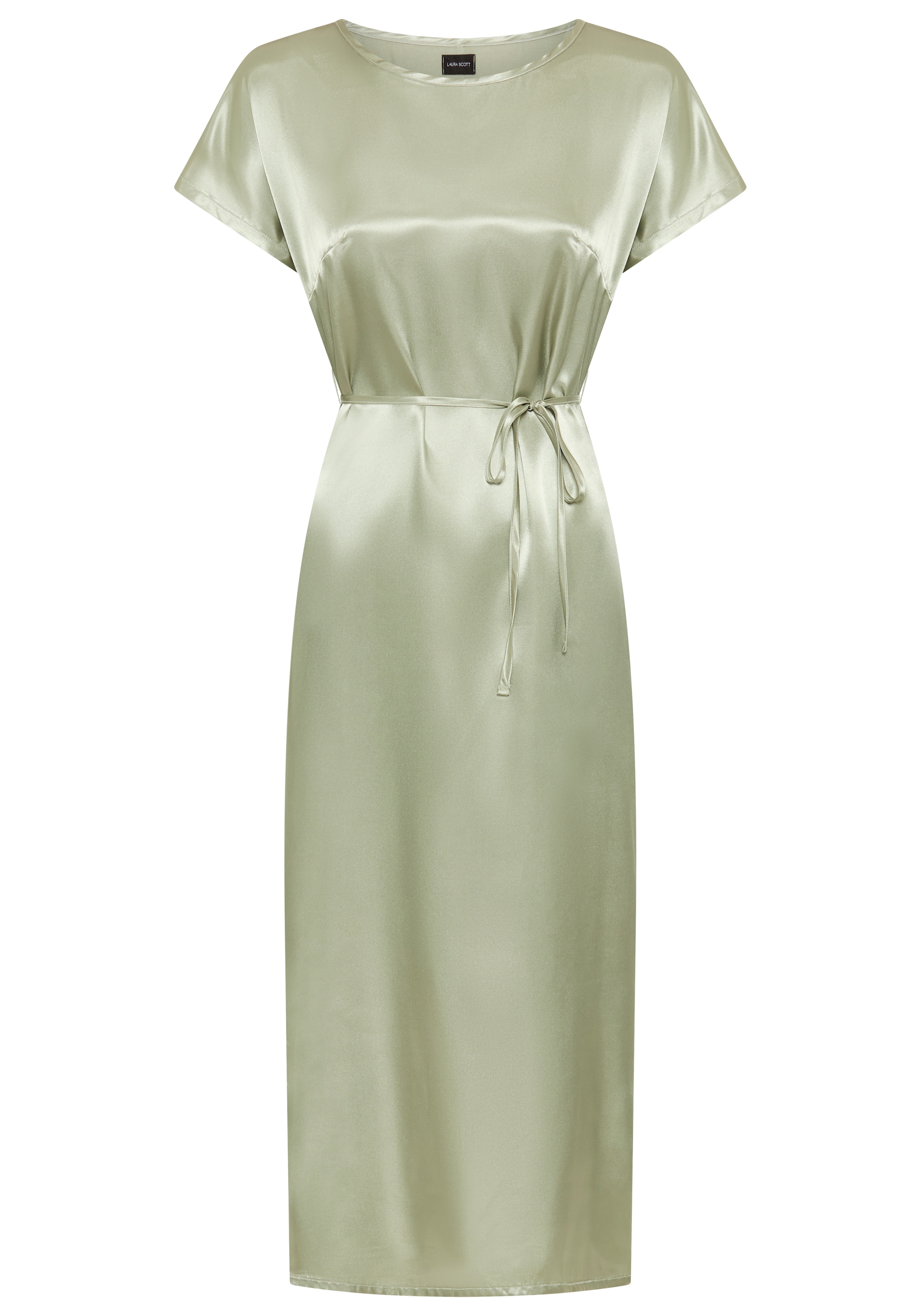 LAURA SCOTT Evening Dress in Green: front