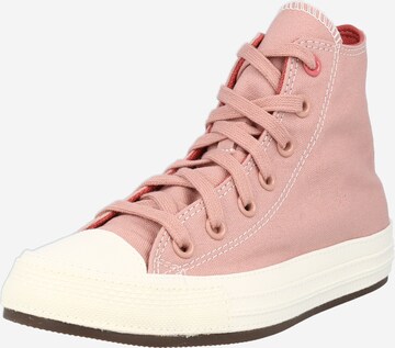 Sneaker alta 'Chuck Taylor All Star' di CONVERSE in rosa: frontale