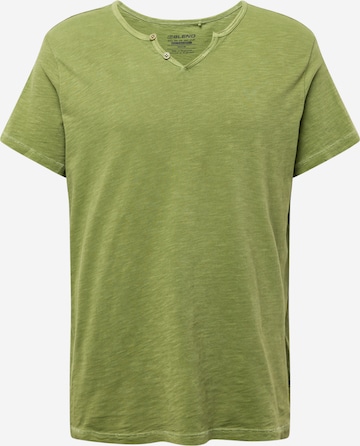 Tricou 'Ashton' de la BLEND pe verde: față