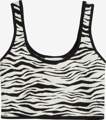 Bershka Top in Zwart: voorkant