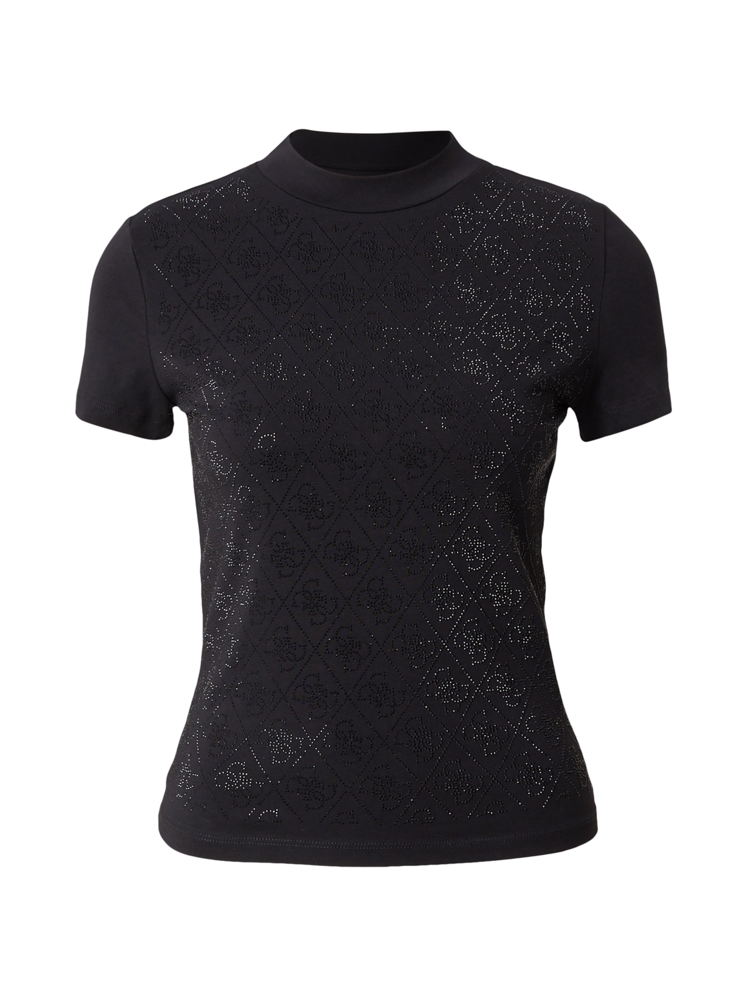 GUESS Tričko – černá: přední strana