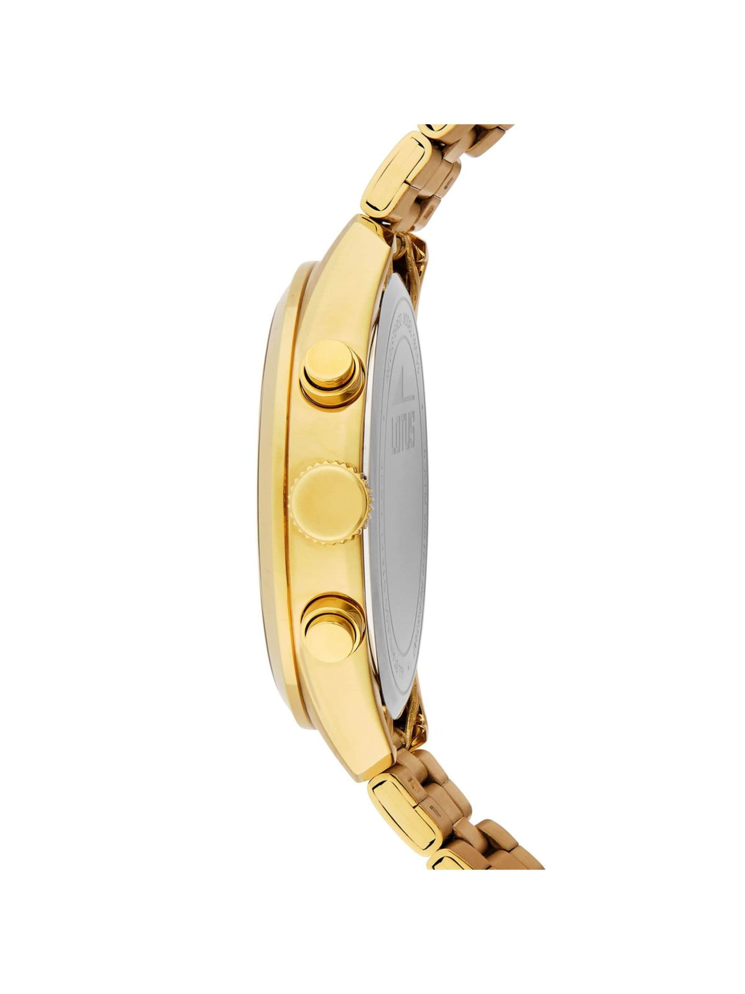 Lotus Analoog horloge in Groen