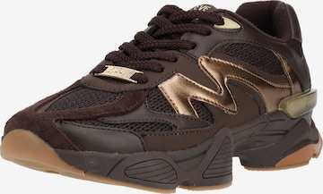 Baskets basses STEVE MADDEN en marron : devant