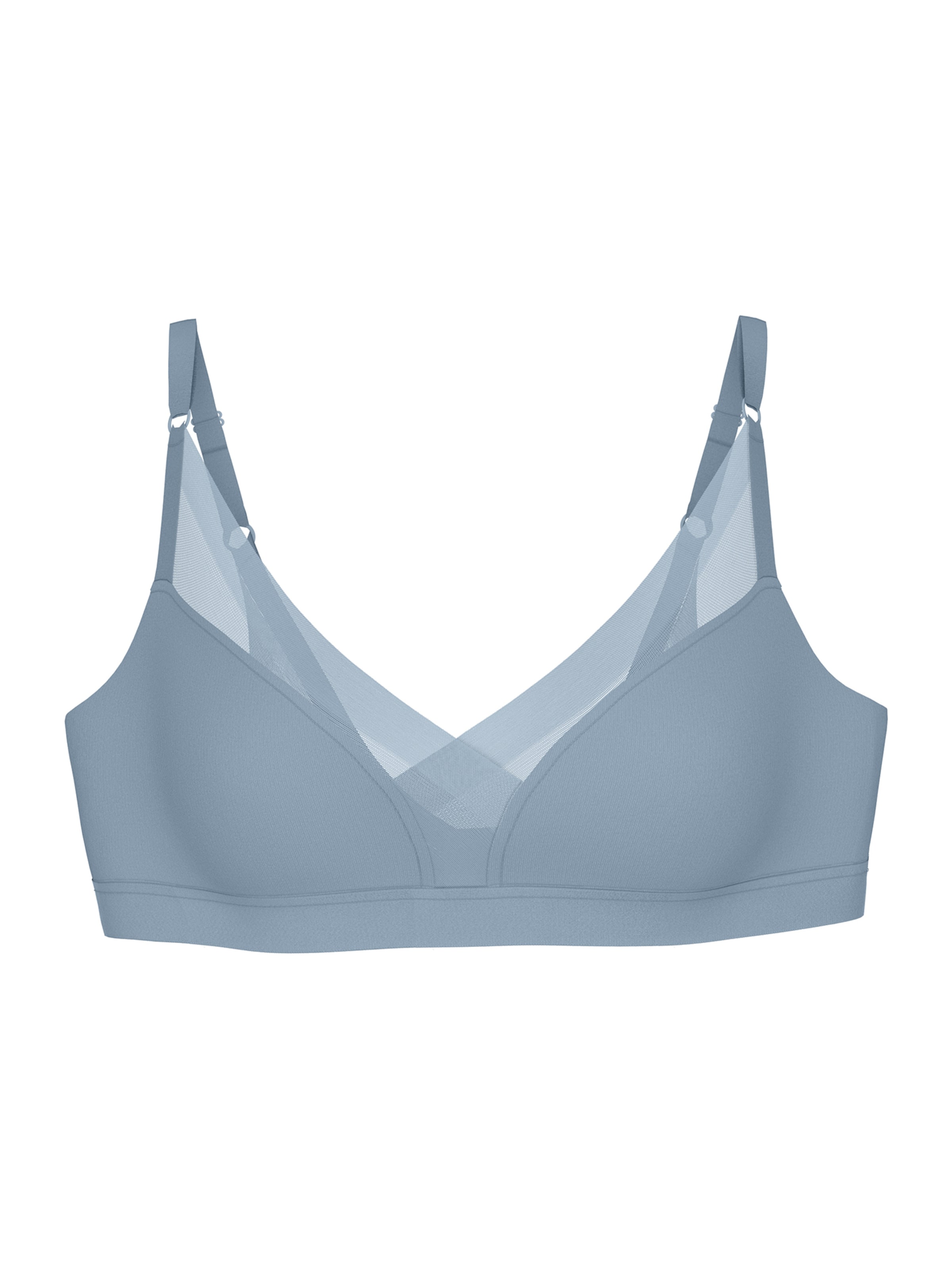 TRIUMPH Bügelloser BH ' Shape Smart ' in Blau: Vorderseite