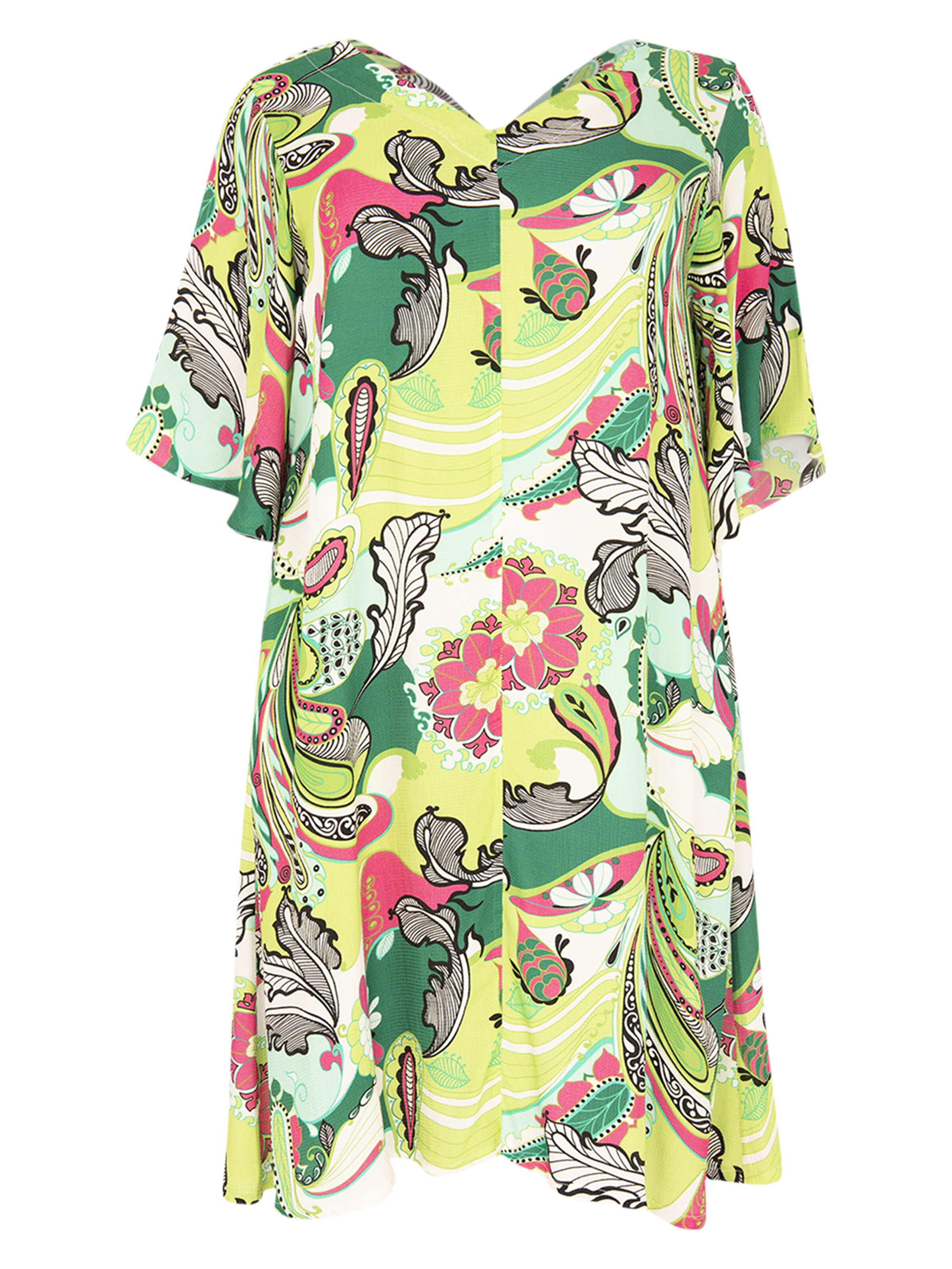 Robe YOEK en mélange de couleurs : devant