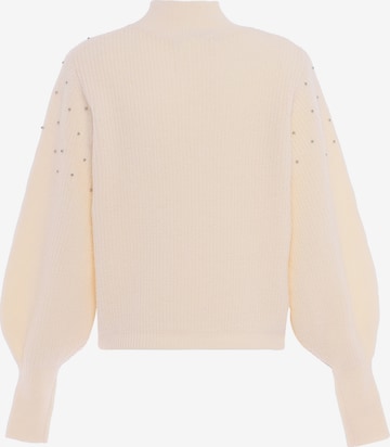 Pull-over faina en blanc