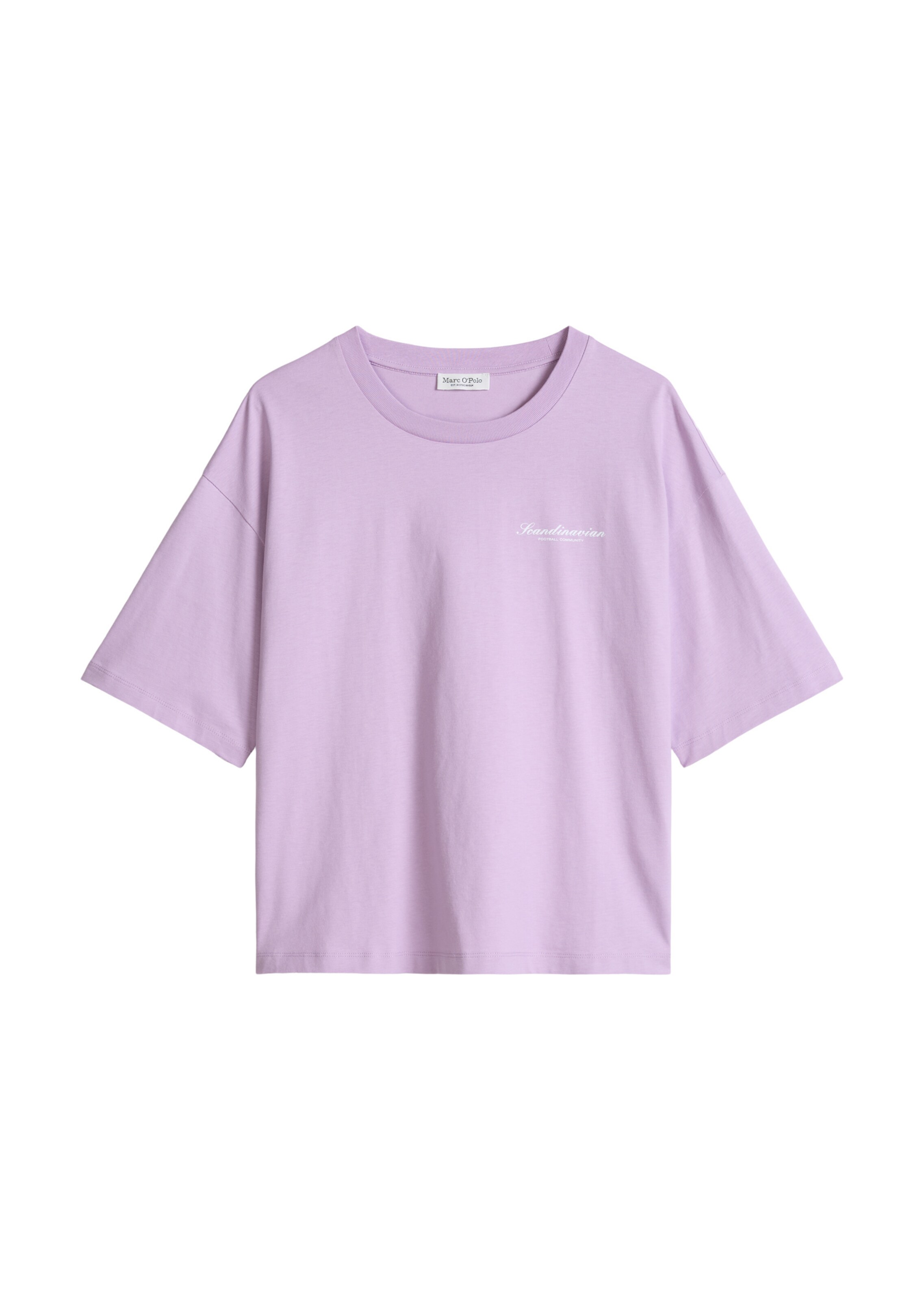 Marc O'Polo Shirt in XXS in de kleur Violetblauw / Wit, Productweergave