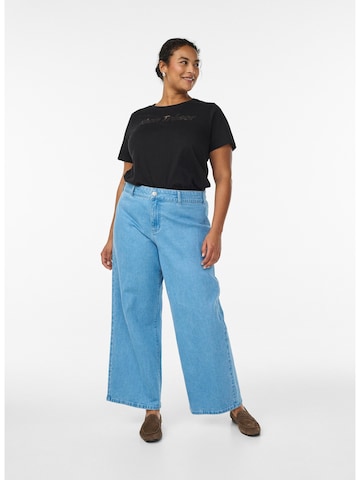 T-shirt Zizzi en noir