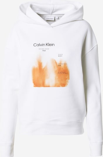 Calvin Klein Свитшот в Песочный / Черный / Белый, Обзор товара