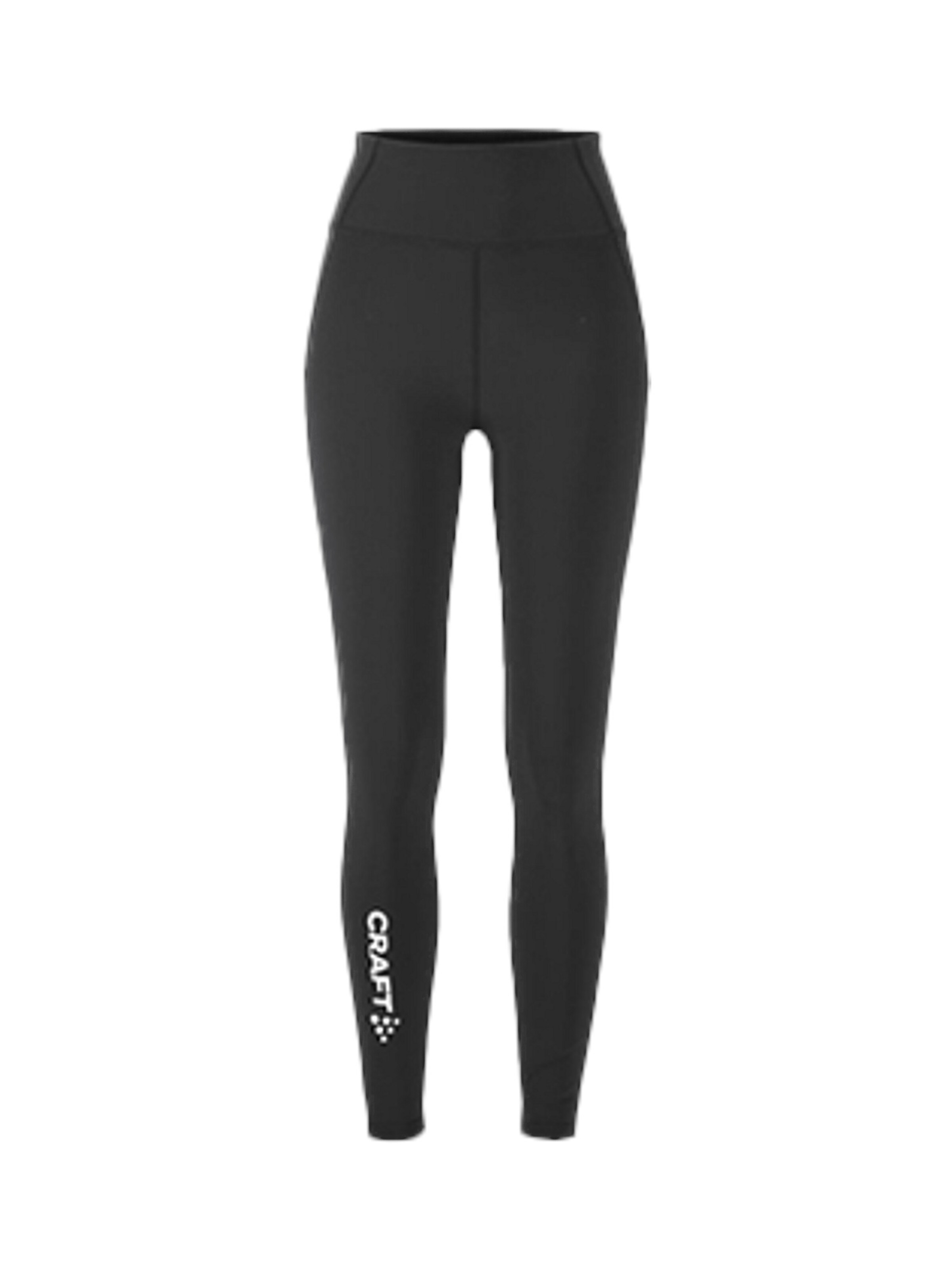 Craft Skinny Sporthose 'Rush 2.0' in Schwarz: Vorderseite
