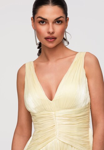 Ombre Abendkleid in Gelb