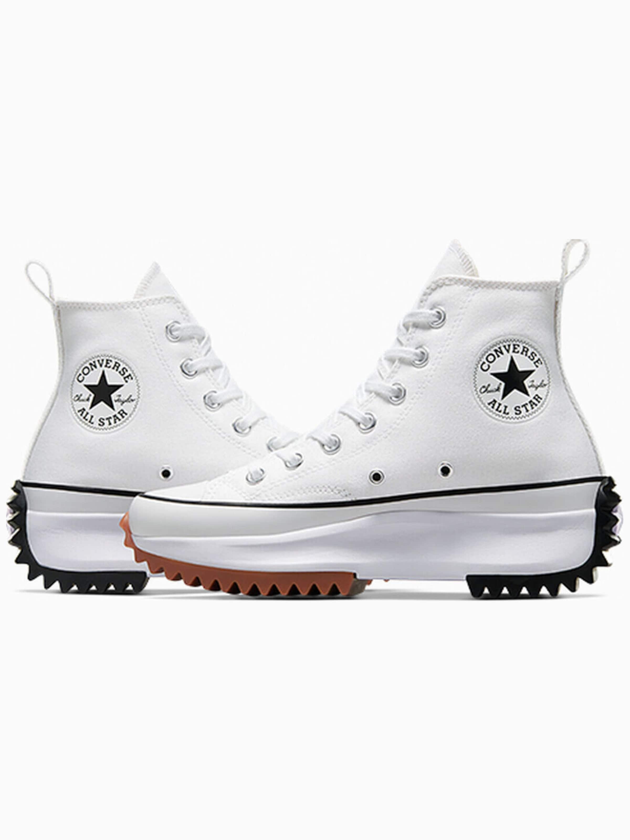 Sneaker alta 'Run Star Hike' di CONVERSE in bianco
