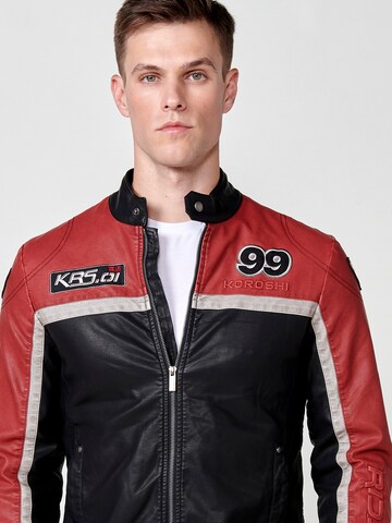 KOROSHI Between-season jacket in Red