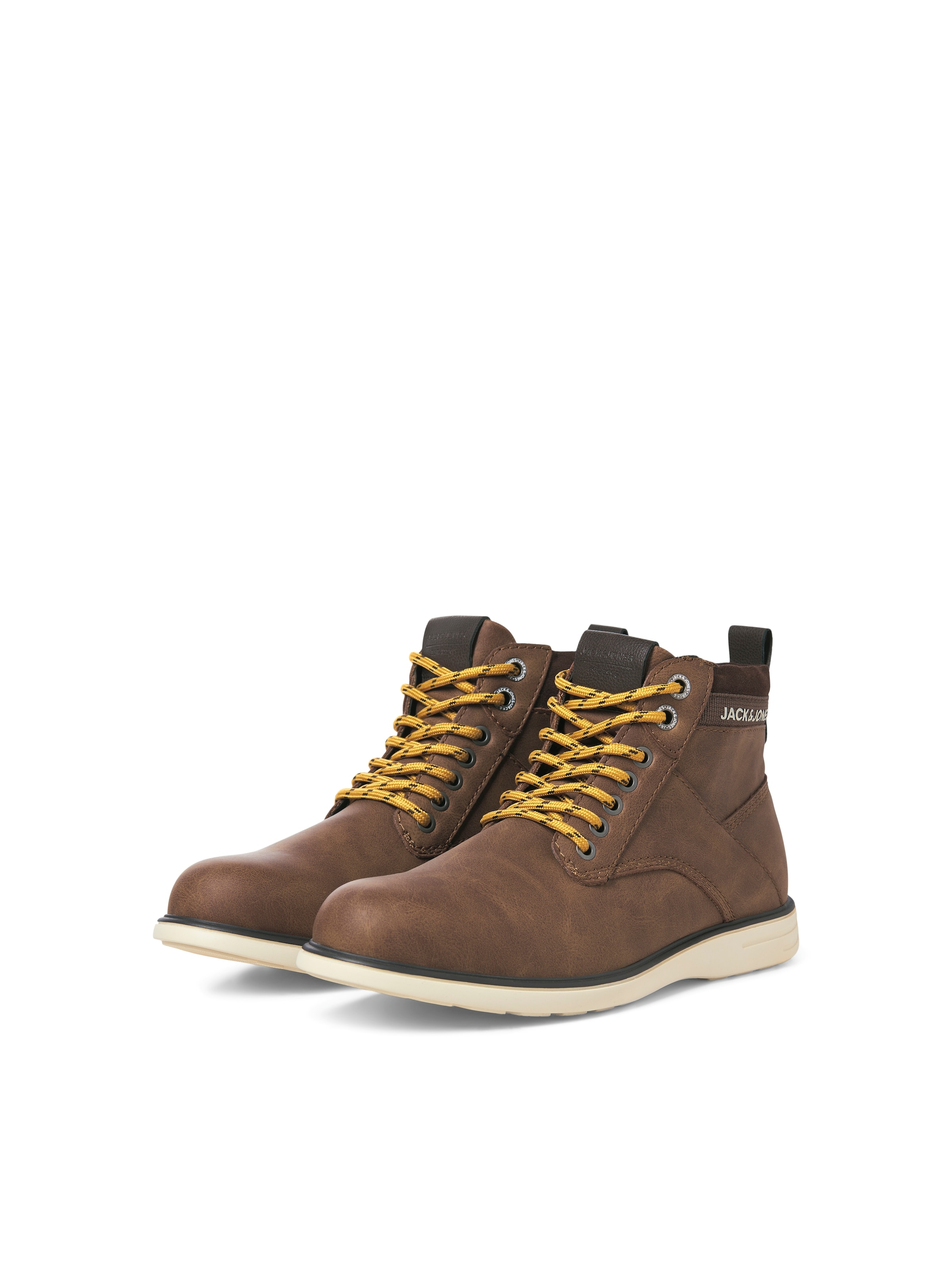 JACK & JONES Lace-up boots 'JFWDenver' in Brown