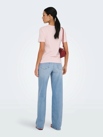 ONLY T-Shirt 'ONLPOLLY' in Lila