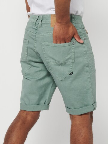 KOROSHI Regular Chino in Groen