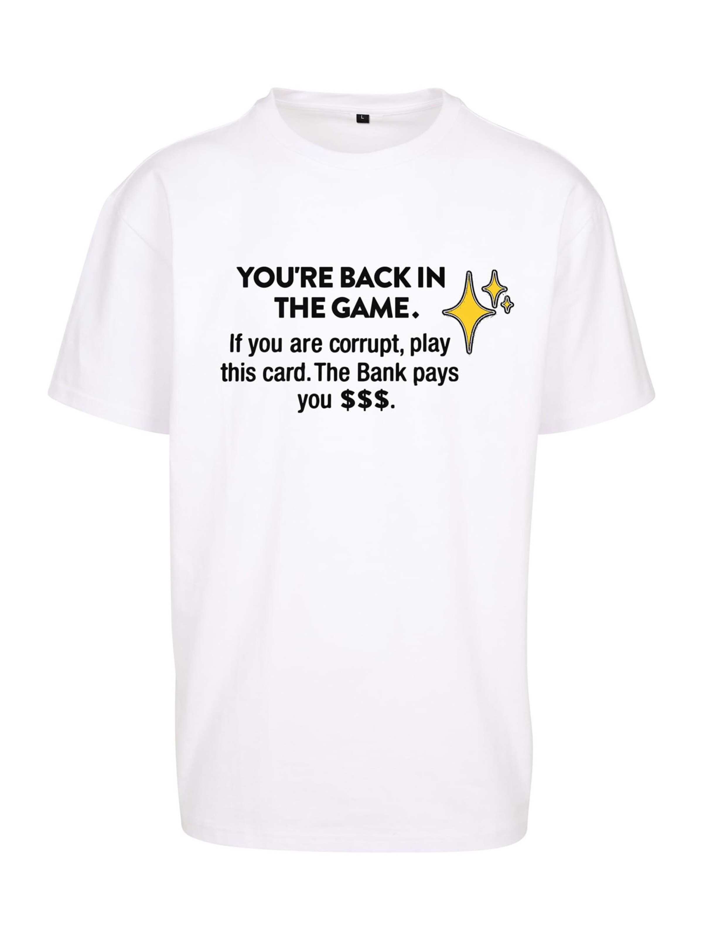 Maglietta 'Intepol' di Mister Tee in bianco: frontale