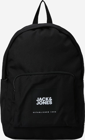 Zaino 'Back to school' di JACK & JONES in nero: frontale