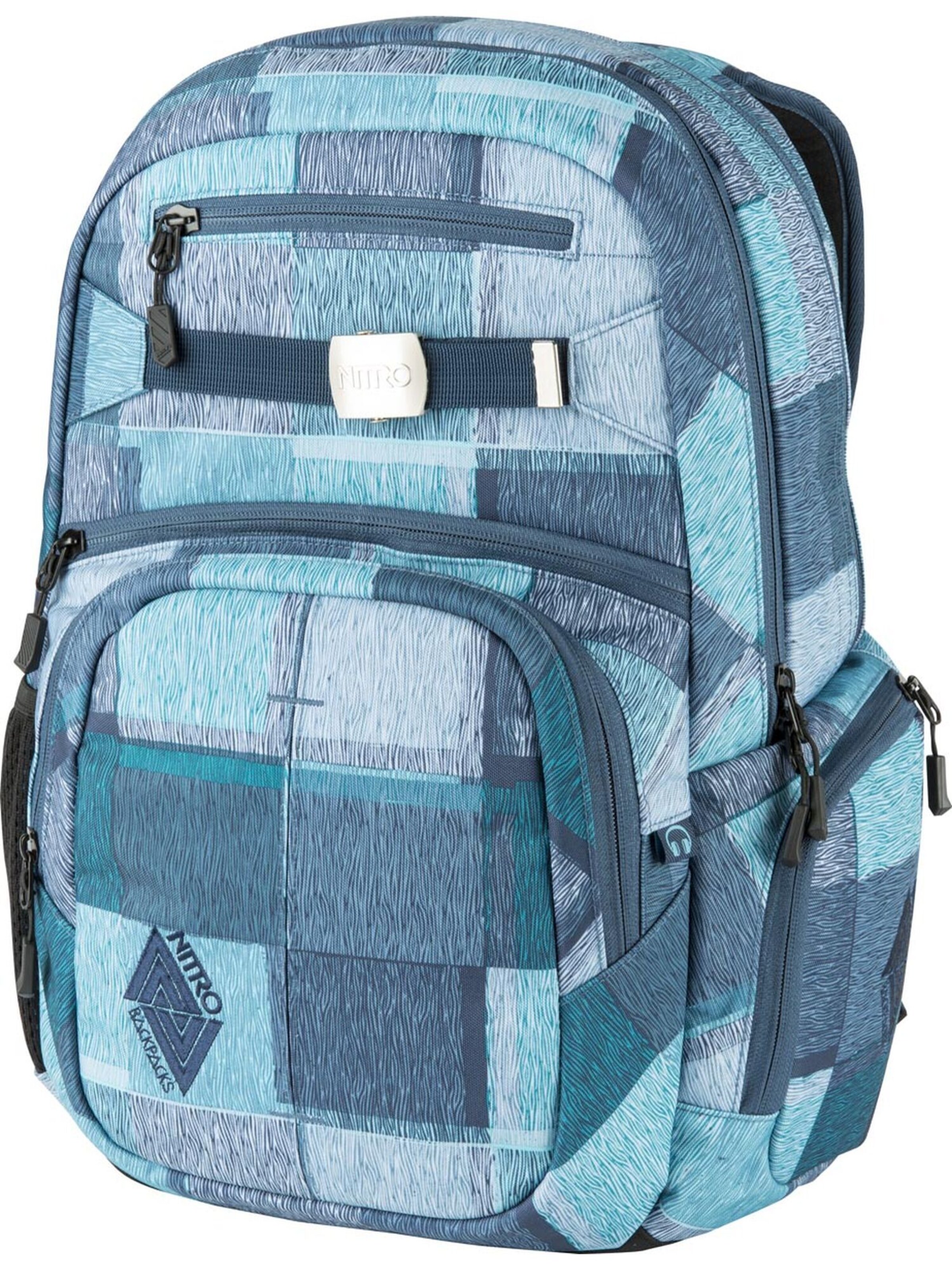 NitroBags Rucksack Hero in Blau: Vorderseite