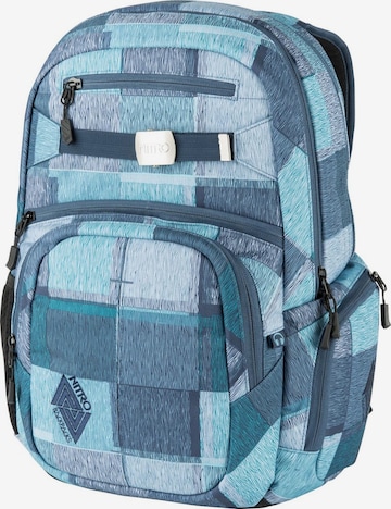 NitroBags Rucksack Hero in Blau: Vorderseite