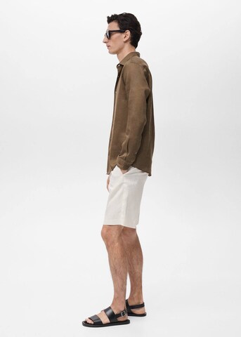 MANGO MAN Regular Shorts 'Carp' in Weiß