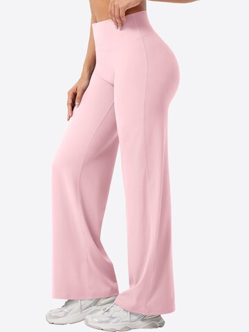 ZAAYO Wide leg Workout Pants in Pink