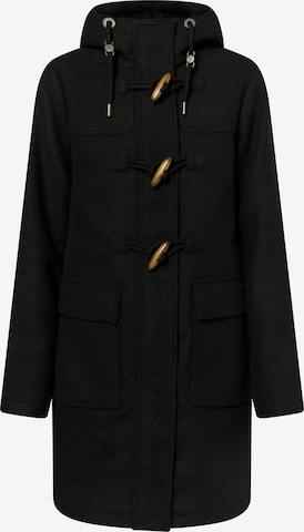 DreiMaster Vintage Between-Seasons Coat 'Incus' in Black: front