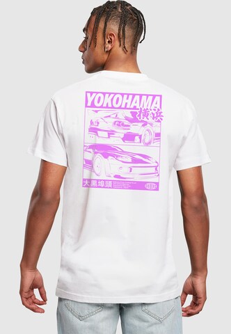 Mister TeeMajica 'Yokohama Race' - bijela boja: prednji dio