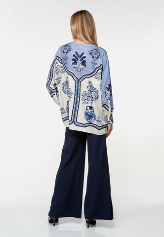 IVI collection Tunikabluse 'Oriental Gardens' in Blau