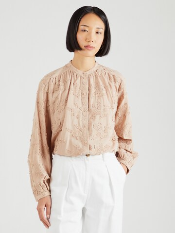 & Other Stories Bluse in Beige: Vorderseite