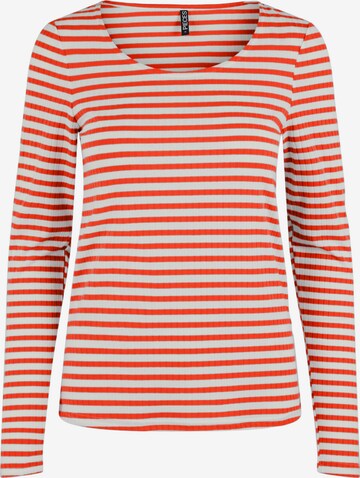 PIECES Shirt 'KYLIE' in Oranje: voorkant