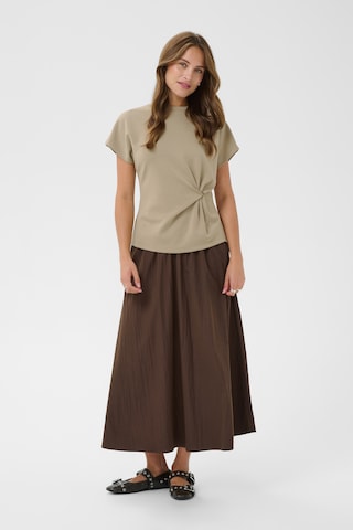 SAINT TROPEZ Bluse 'Theo' in Braun