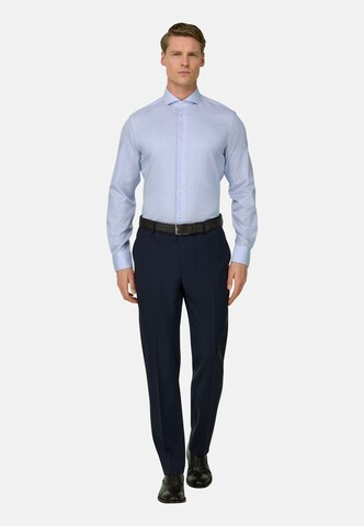Boggi Milano Slim Fit Hemd in Blau