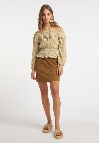 Camicia da donna di IZIA in giallo