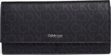 Calvin Klein Portemonnee in Zwart: voorkant