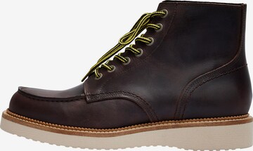 Boots stringati 'Teo' di SELECTED HOMME in marrone: frontale