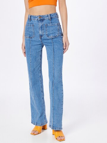 Cotton On Flared Jeans in Blue: front