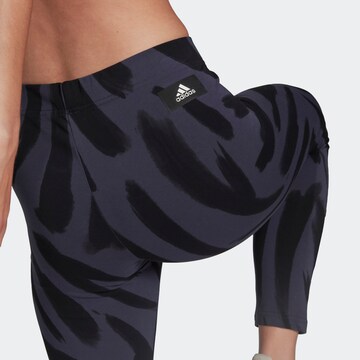 ADIDAS SPORTSWEAR Skinny Sportbyxa i grå