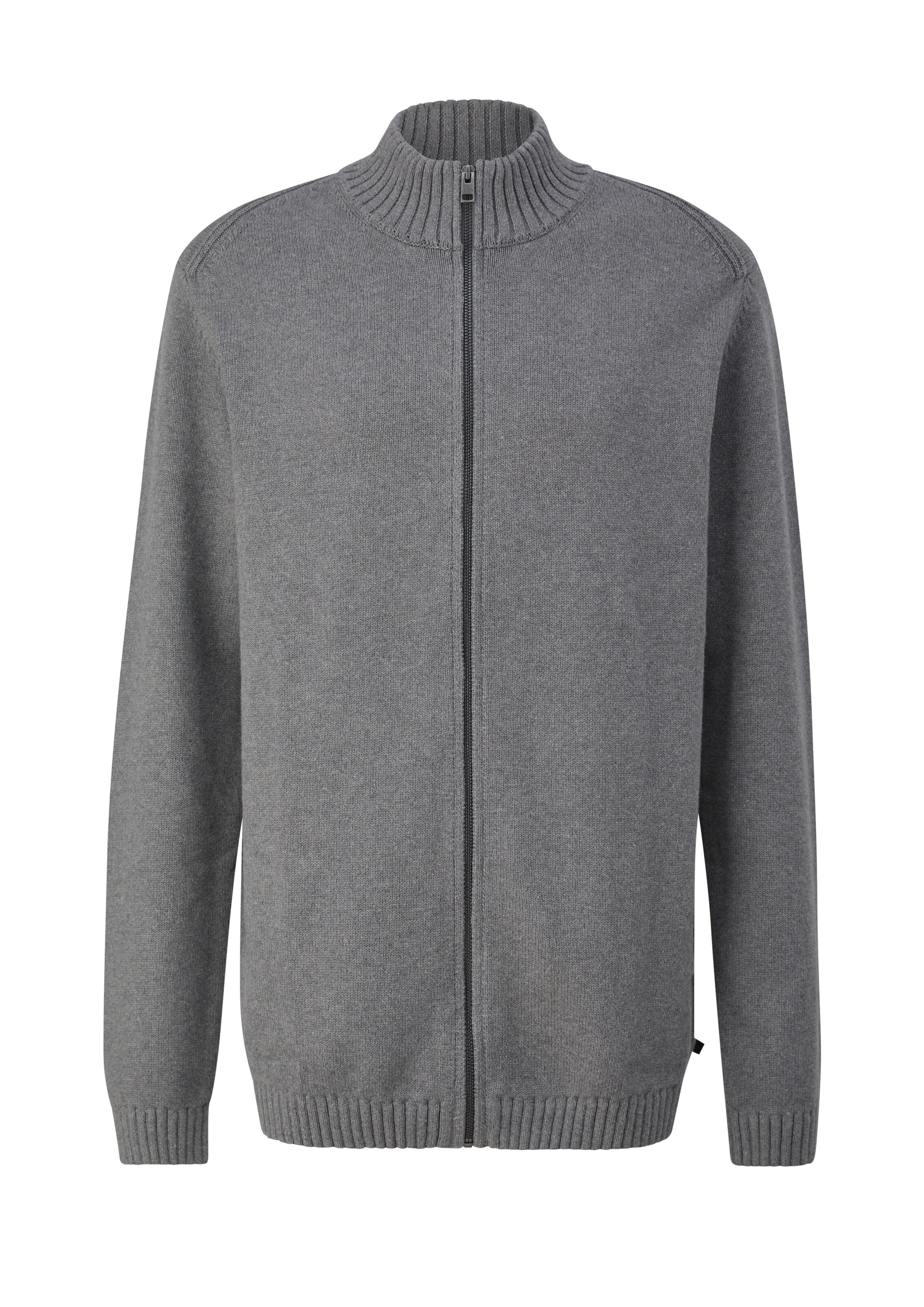 s.Oliver Strickjacke in XXL in graphit, Produktansicht