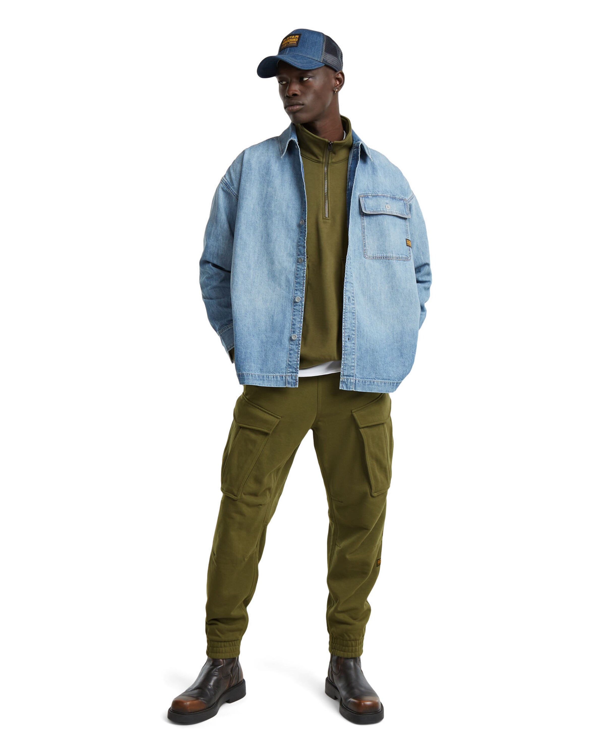 G-STAR Tapered Trousers in Green