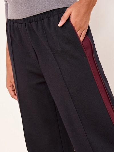 Lipsy Hose in weinrot / schwarz, Produktansicht
