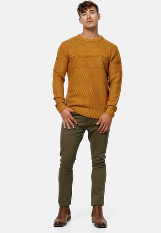 INDICODE JEANS Sweater 'Mirek' in Orange